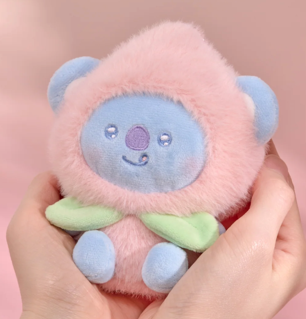 New Release- BT21 PEACH HOLIC PLUSH KEYRING
