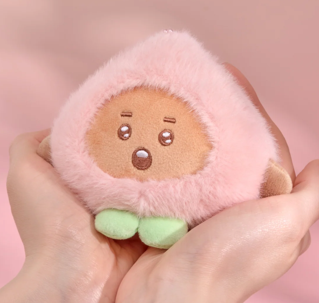 New Release- BT21 PEACH HOLIC PLUSH KEYRING