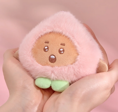New Release- BT21 PEACH HOLIC PLUSH KEYRING