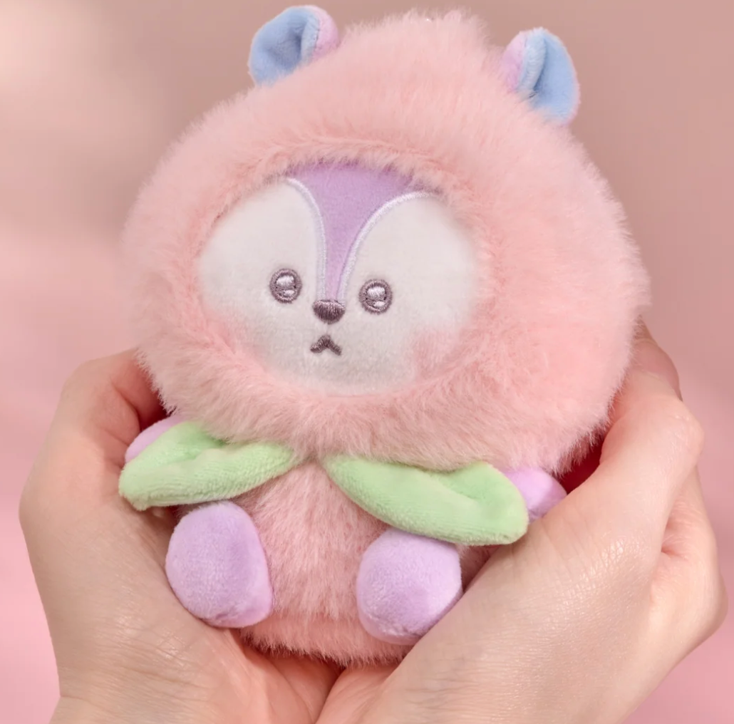 New Release- BT21 PEACH HOLIC PLUSH KEYRING