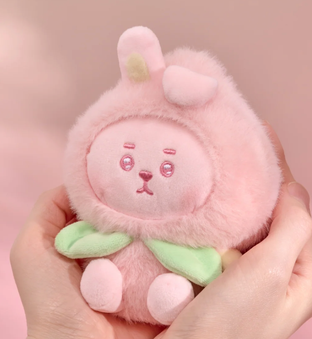 New Release- BT21 PEACH HOLIC PLUSH KEYRING